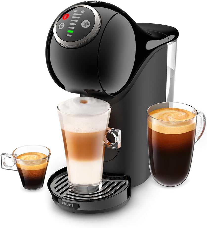 NESCAFÉ DOLCE GUSTO Krups GENIO S PLUS KP3408, Macchina per Caffè Espresso e Altre Bevande in capsula, Automatica, Nero