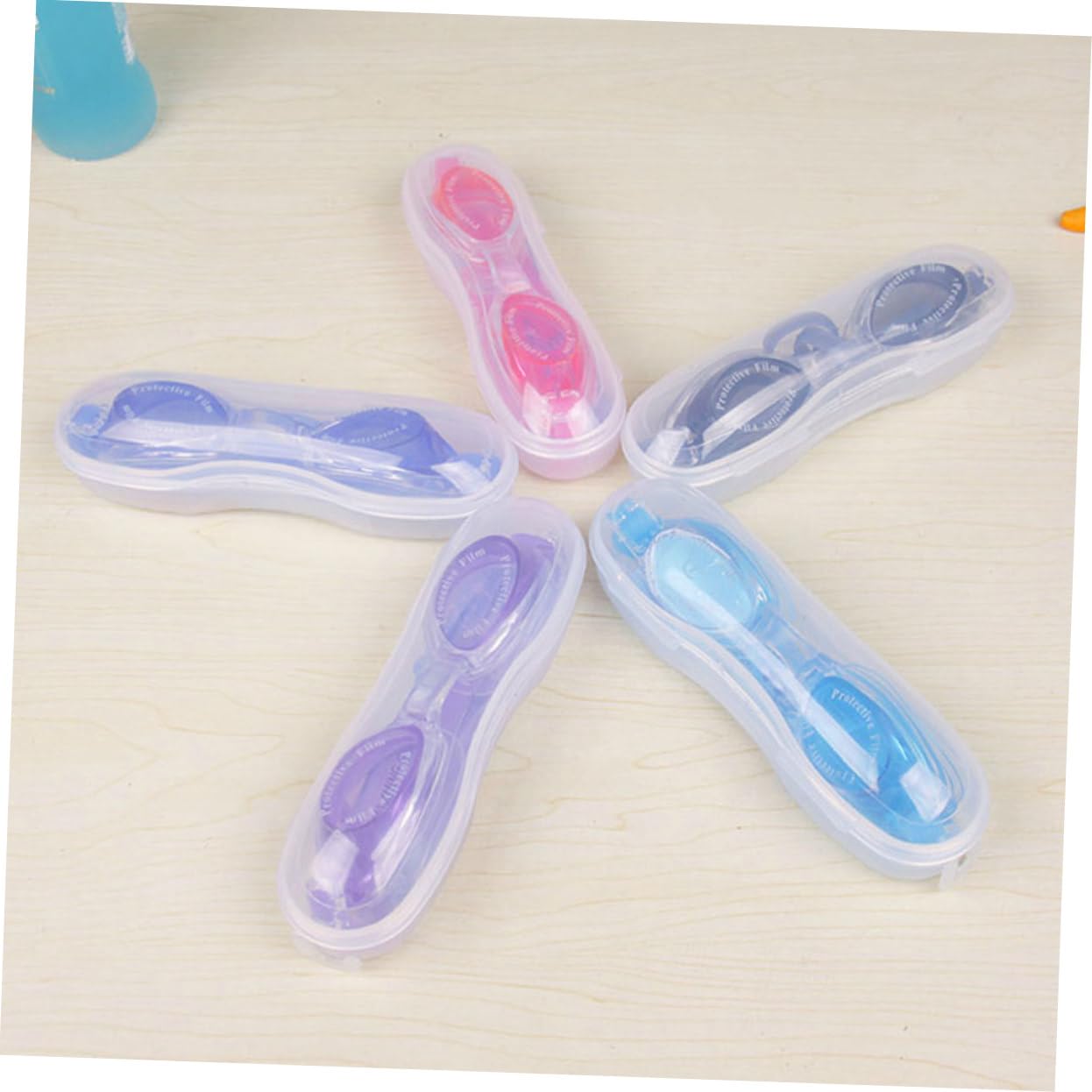 HANABASS Antibeschlag-Schwimmbrille Anti-Nebel-Schwimmen Kinder Schwimmbrille Kinderbrille LED-Spielzeug mit fliegenden Libellen schwimmbrilen schwimbrille Taucherbrille