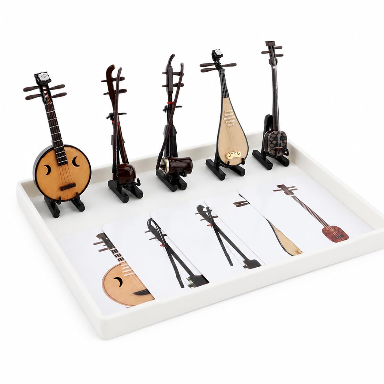 Set Modelli Strumenti Musicali | Metallo - legno | educazione musicale precoce - modelli tromba, , , ruan, per l'Infanzia, per la Musica