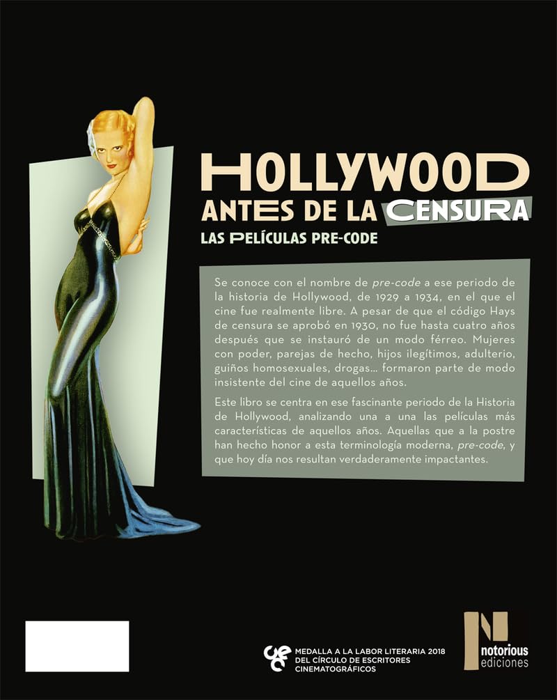 HOLLYWOOD ANTES DE LA CENSURA. LAS PELICULAS PRE-CODE (FUERA DE COLECCION)