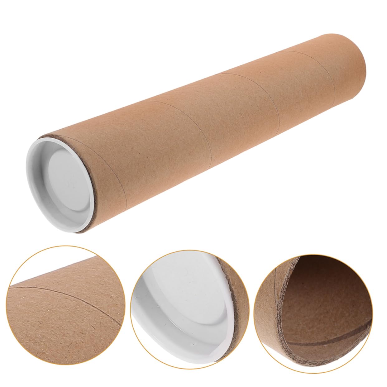 8stücke Kraftpapier Versandröhren Mit Kappen Für Sicheren Transport Aufbewahrung Von Postern Dokumenten Und Kunstwerken Innendurchmesser Stabil Und Vielseitig