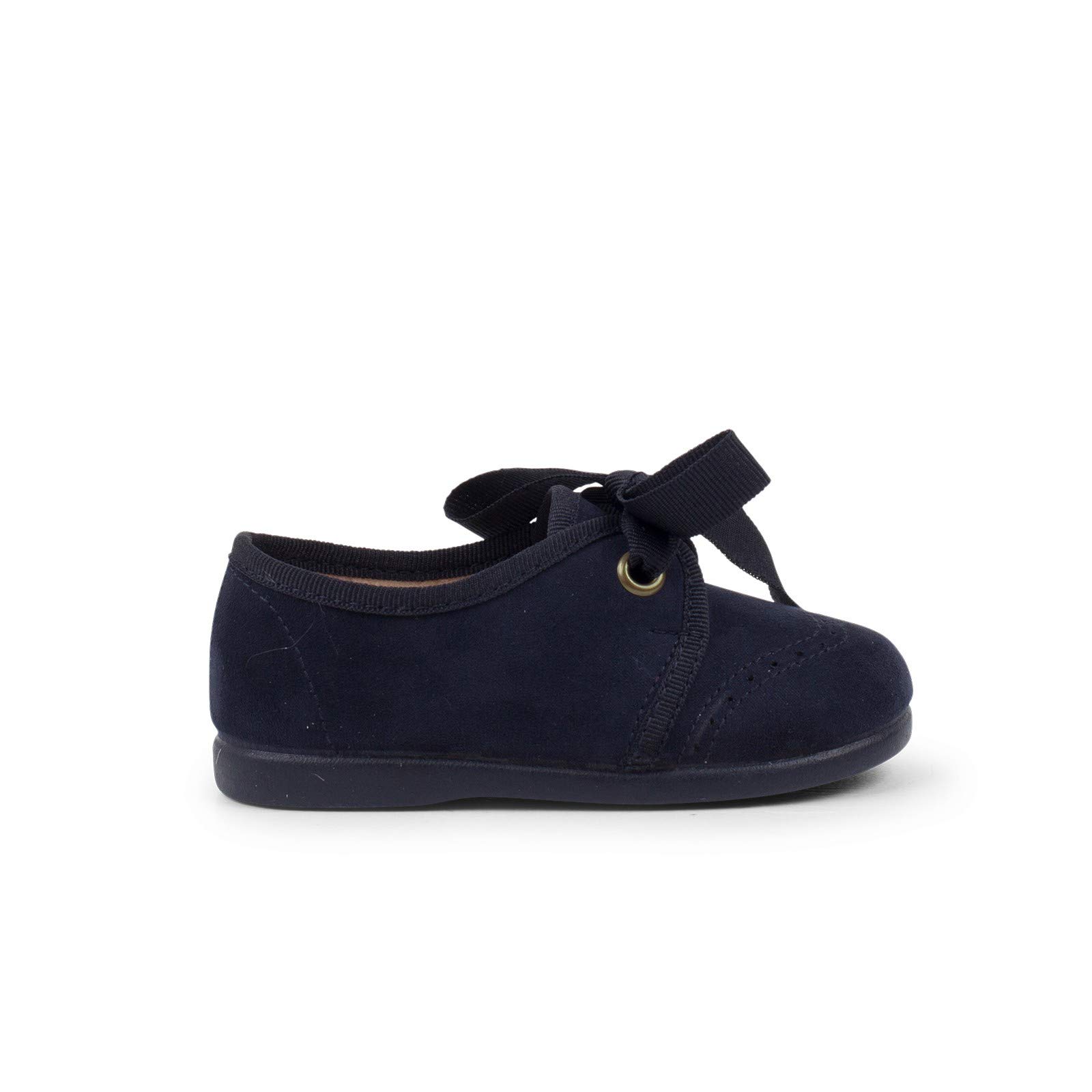Pisamonas Zapatito niños Tipo Blucher con Lazo y Picados