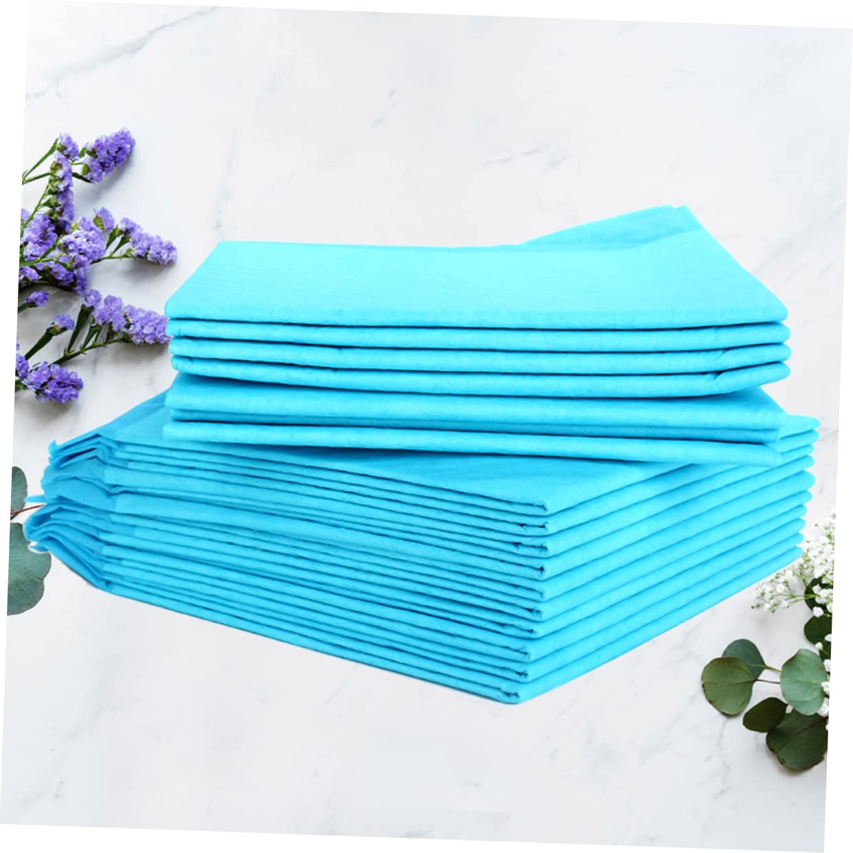 Happyyami 50pezzi Tappetini Igienici Per Assorbenti e Riutilizzabile Blu Addestramento e