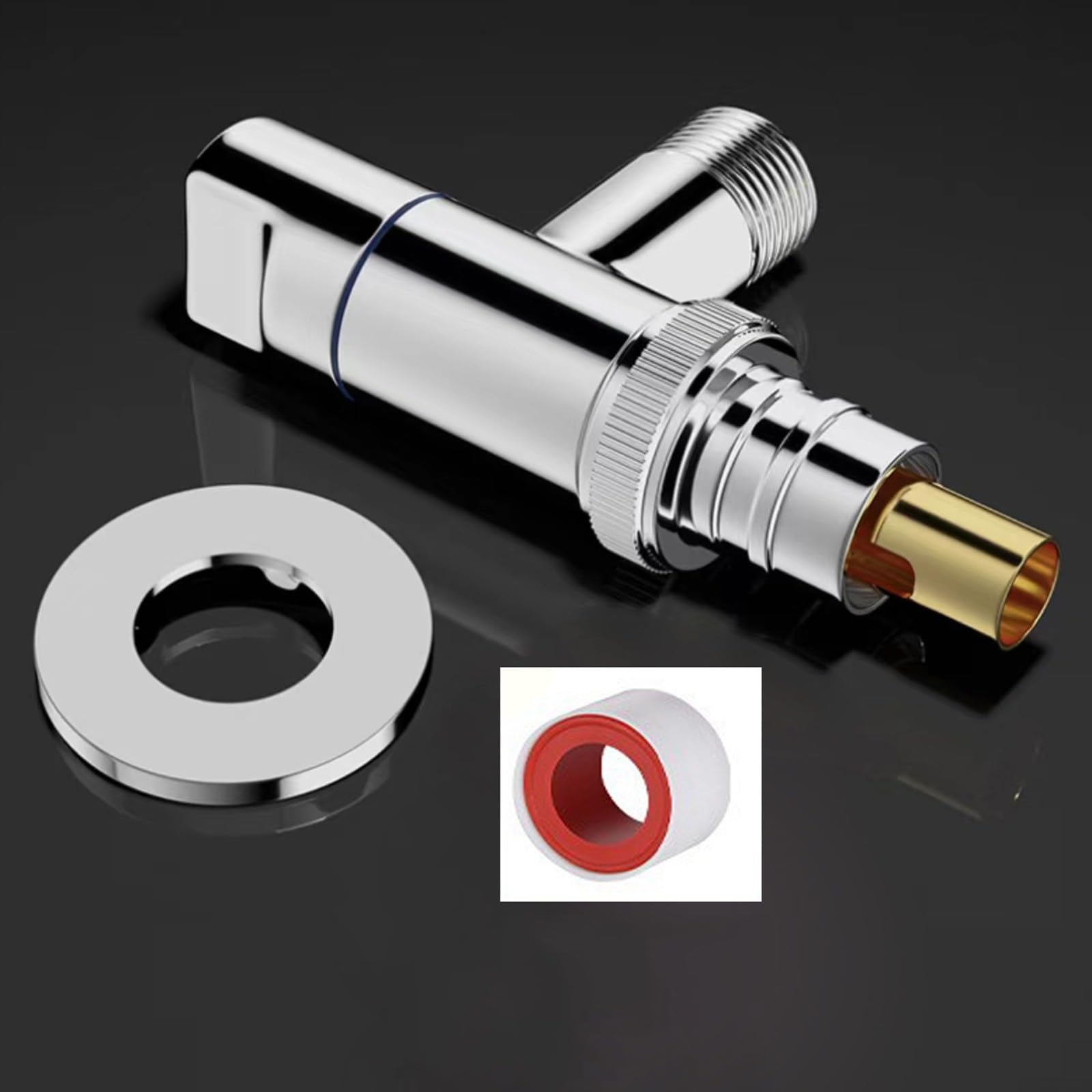 Valvola Angolo Rapido In Ottone - G1/2 O G3/4 | Per Lavatrice, Giardino E Bagno | Facile Installazione - Foto 3