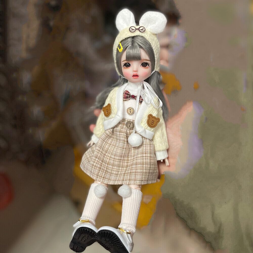 Amazon | BALOLO BJD ドール フルセット 1/6 球体関節人形女の子 30