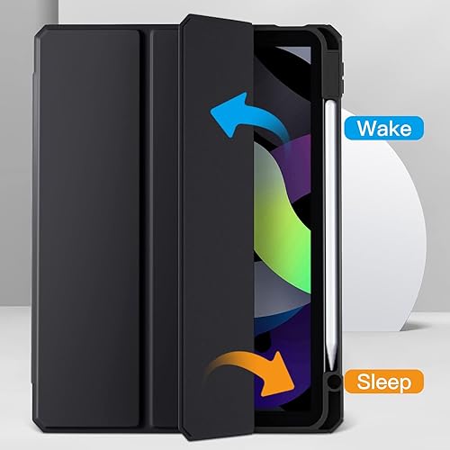 Miniatura 4 de Mastten Funda compatible con iPad Air de 11 pulgadas M3 (2025)  M2 (2024), para iPad Air de 654 generación de 10.9 pulgadas con soporte para lápices