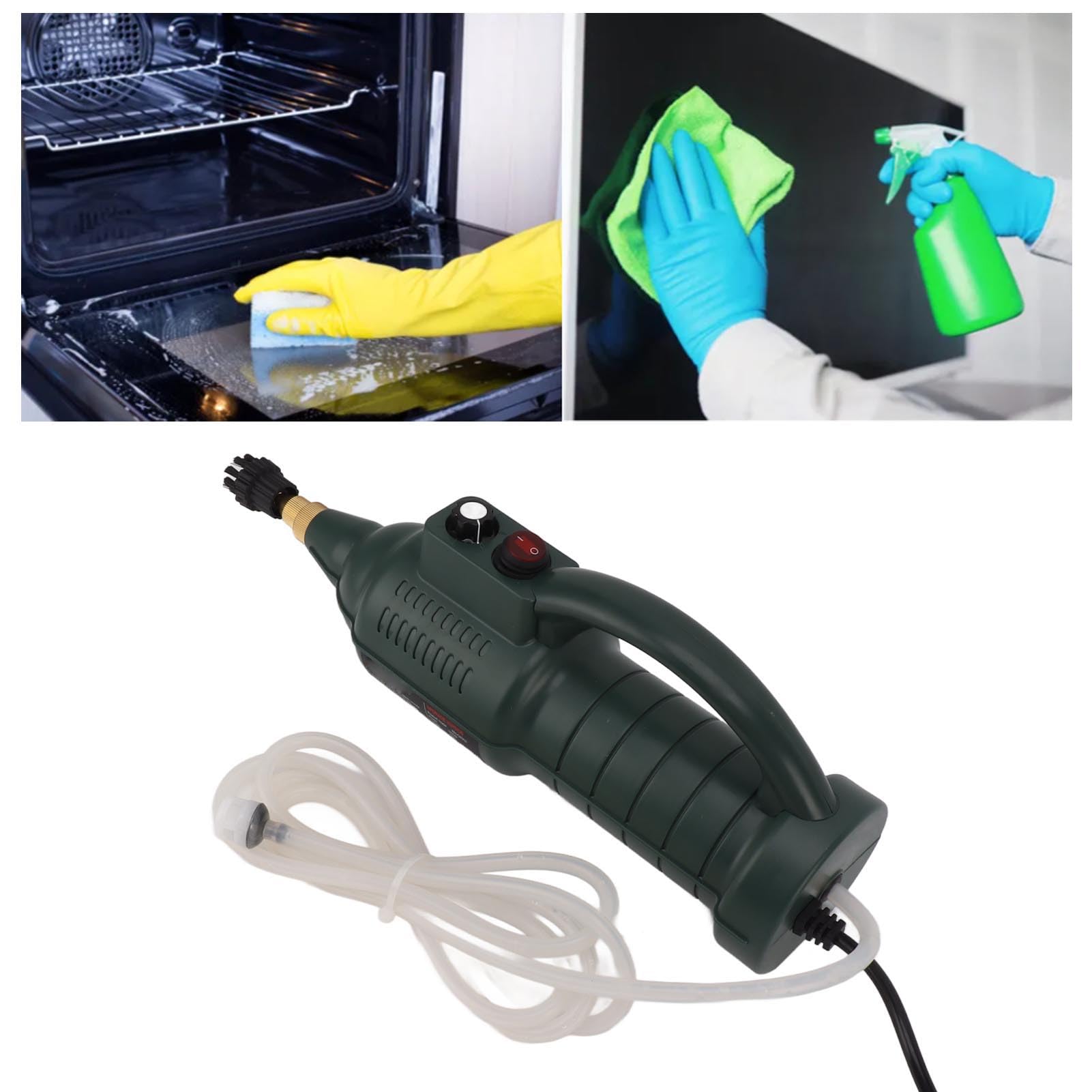 Limpiador de de Mano, Limpiador Altamente Eficiente para la Cocina Altamente Eficiente (Military Green Eu Plug 220V)