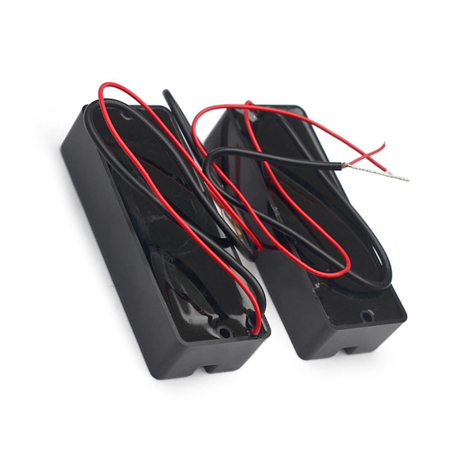 Pastillas Para Guitarra Acústica Y Bajo Bobinas Dobles Encapsuladas Imanes Cerámicos De Superficie Mate
