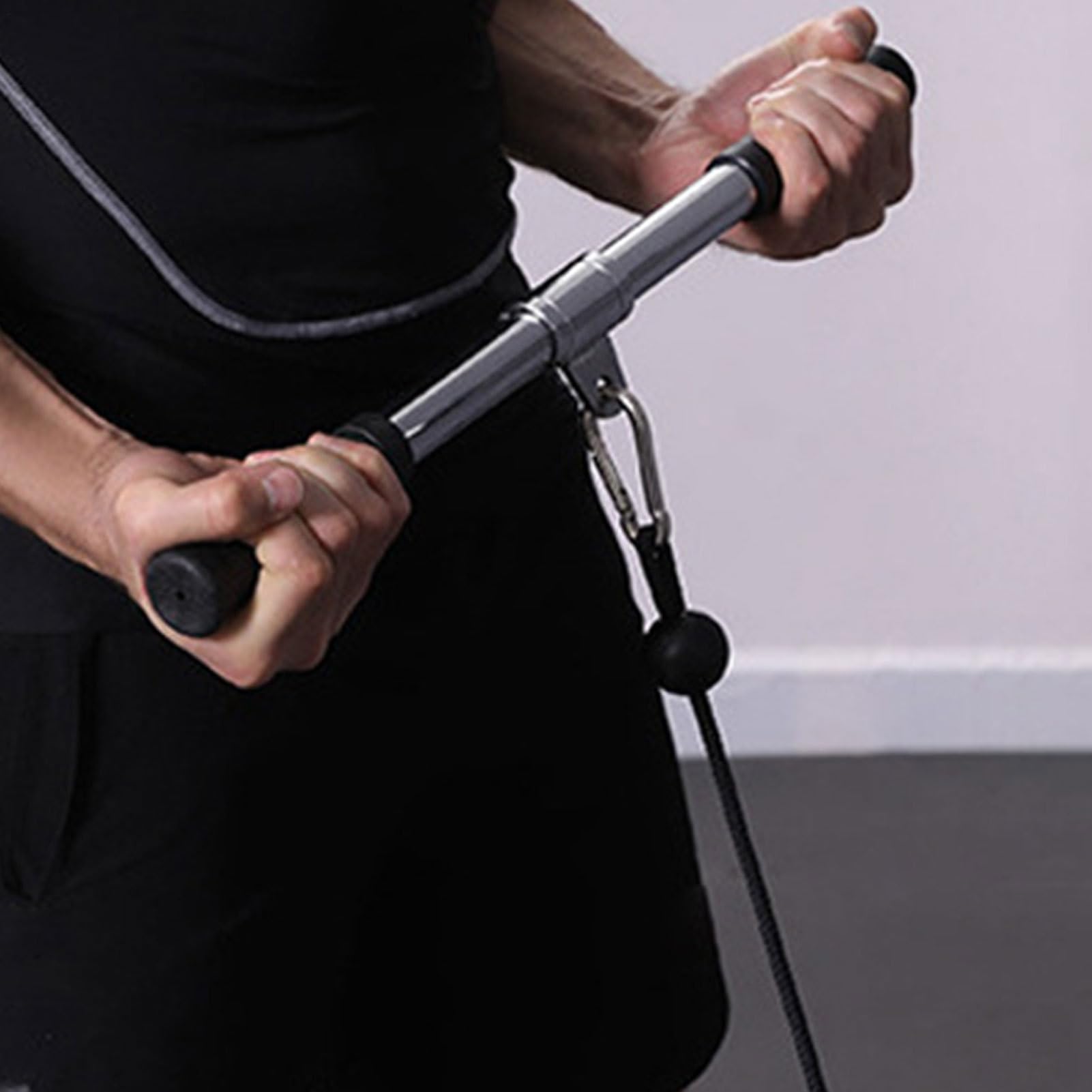 Barra Recta De Entrenamiento De Entrenamiento Versátil Resistente Para La