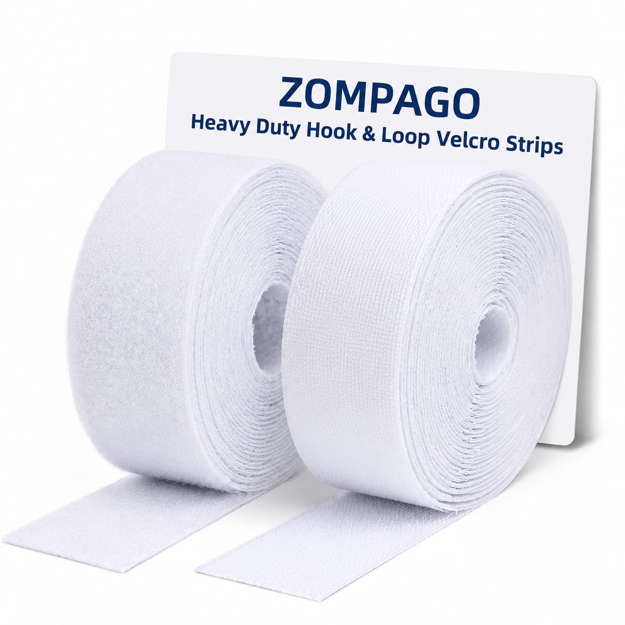 ZOMPAGO Hook and Loop Tape - 9.84 Feet x 1 Inch - Heavy Duty