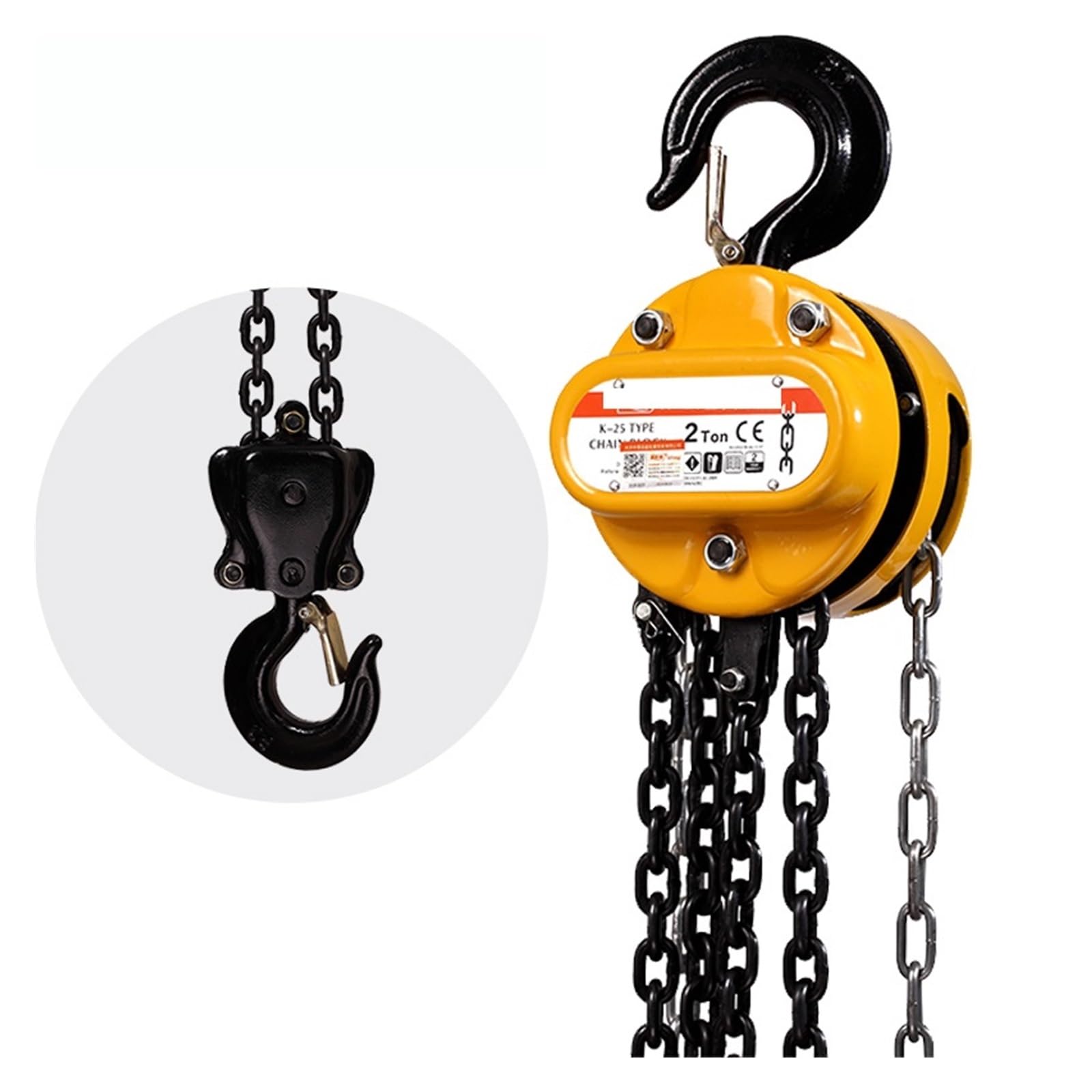 チェーンブロック　0.5t U17】チェーンブロック 2t 運搬 組み立て つり上げ 吊り上げ