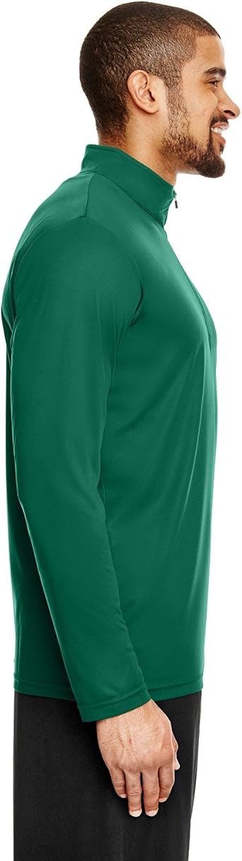 Team 365 Men's Zone Performance Quarter-Zip L SPORT FOREST