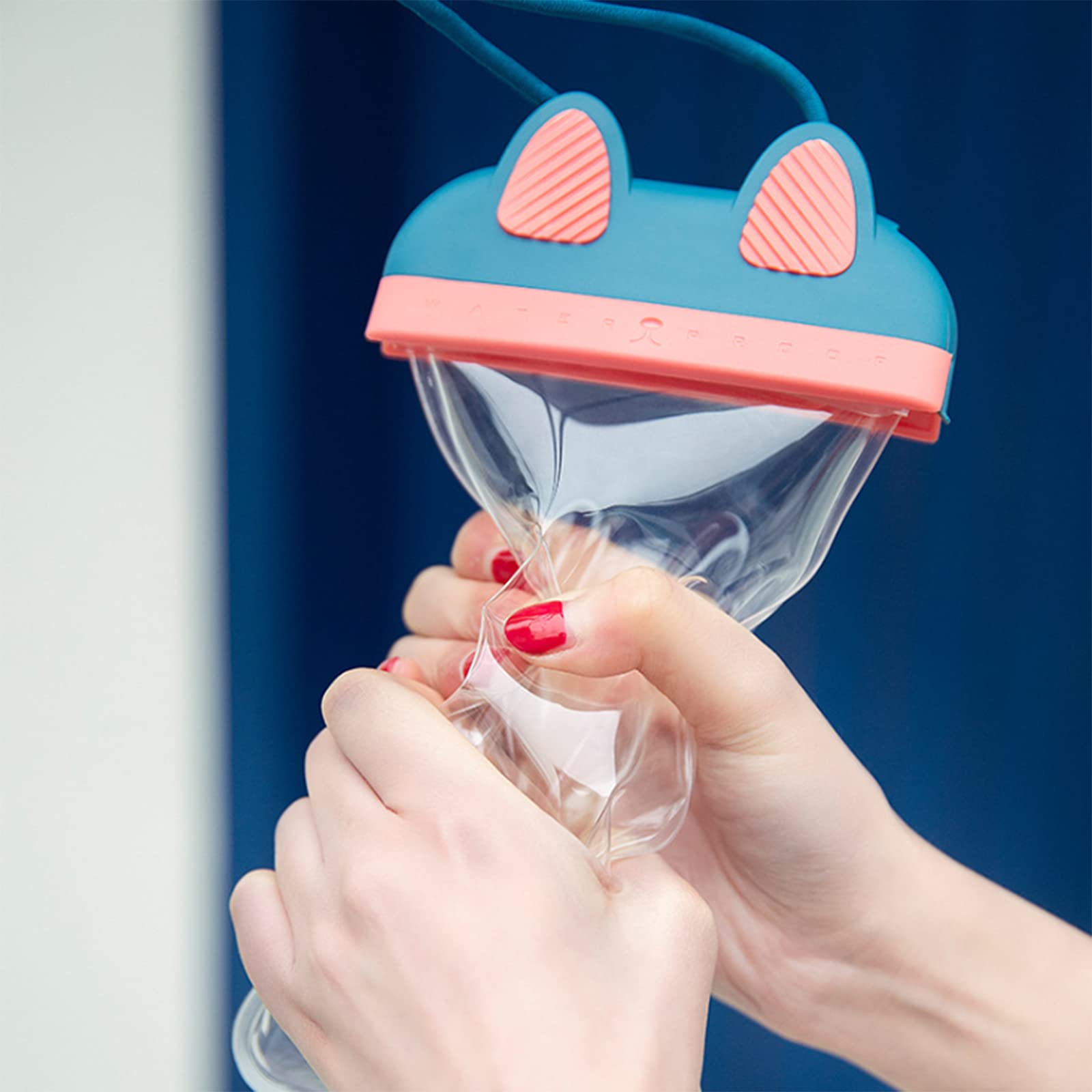 3 Piezas Funda Impermeable para Teléfonos de PVC, IPX8 Funda Impermeable Universal, Bolsa, Pantalla Táctil Bolsa Sumergible, con Cordón