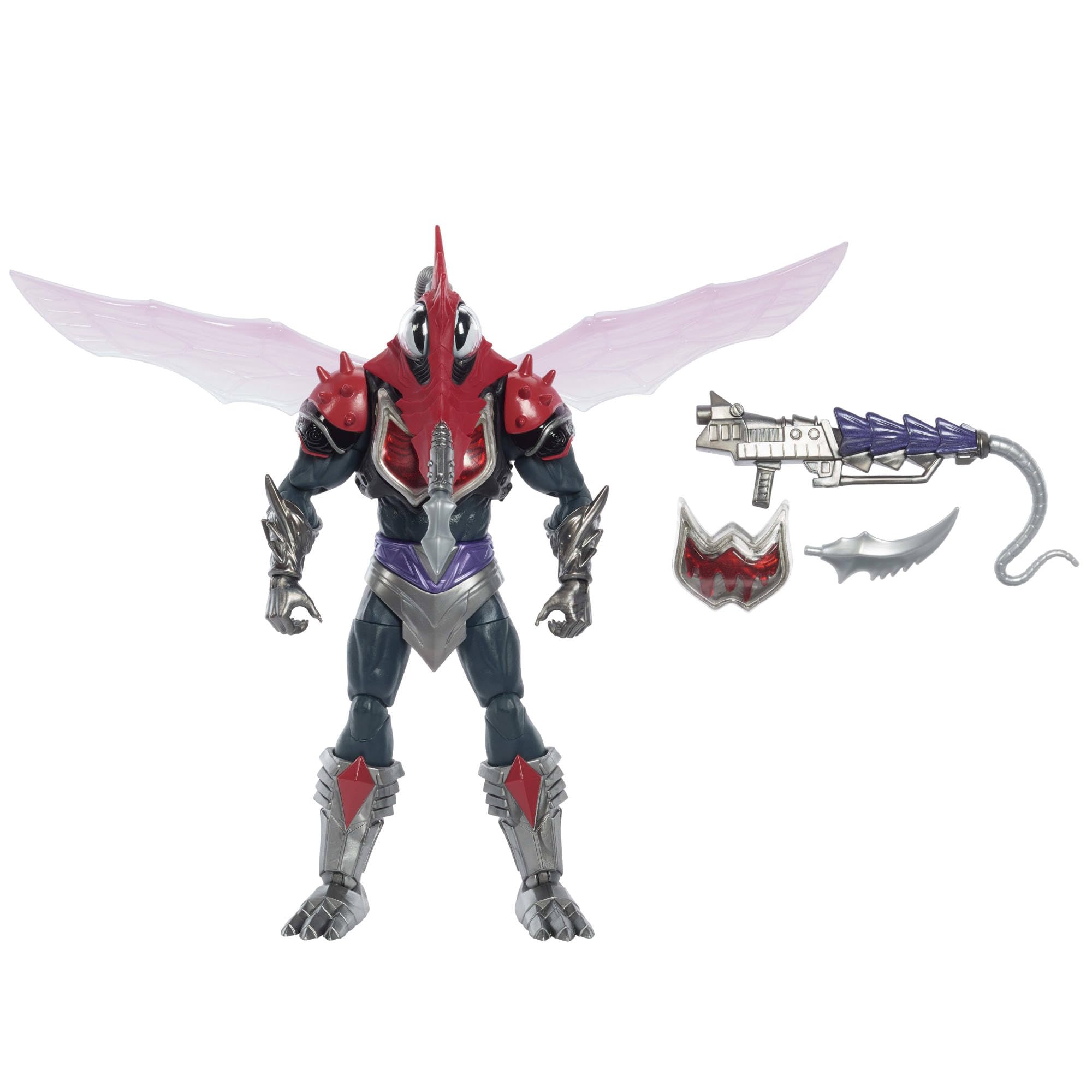 Masters of The Universe Masterverse Actionfigur, Deluxe-Sammelfigur mit 30 beweglichen Gelenken, austauschbaren Teilen oder Rüstung, ca. 18 cm großes Motu-Spielzeug, JHJ80