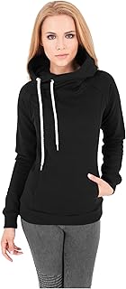 Urban Classics Women\'s Kapuzenpullover Ladies Raglan High Neck Hoody Sweater