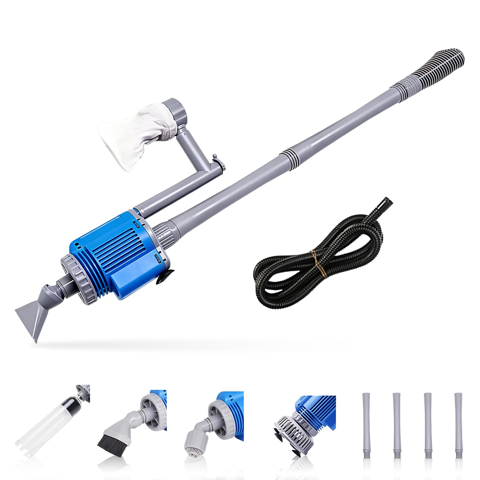 Boxtech Upgraded Electric Aquarium Cleaner