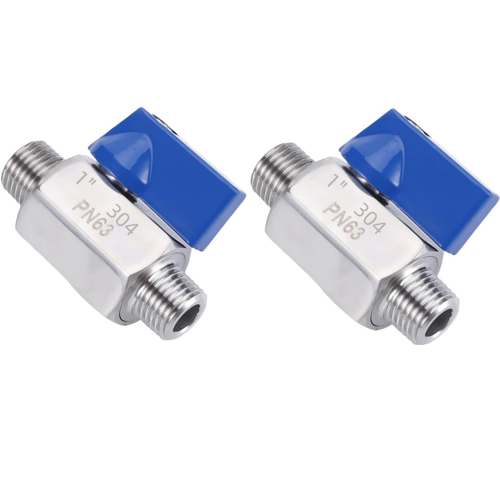 Robinet à bille 3/8 NPT en acier pour isoler l'eau du jardin et le gaz
