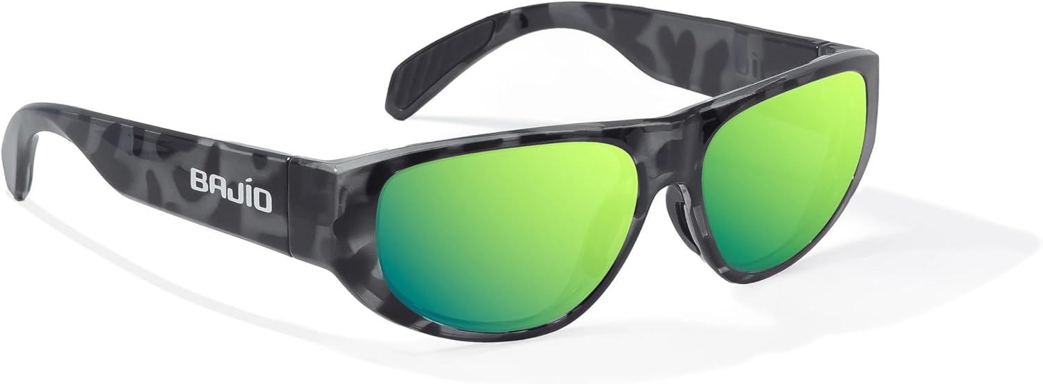 Bajío Coulee Polarized Sunglasses - Glass or Poly Color Enhancing Lens - Medium Fit - Medium Wrap