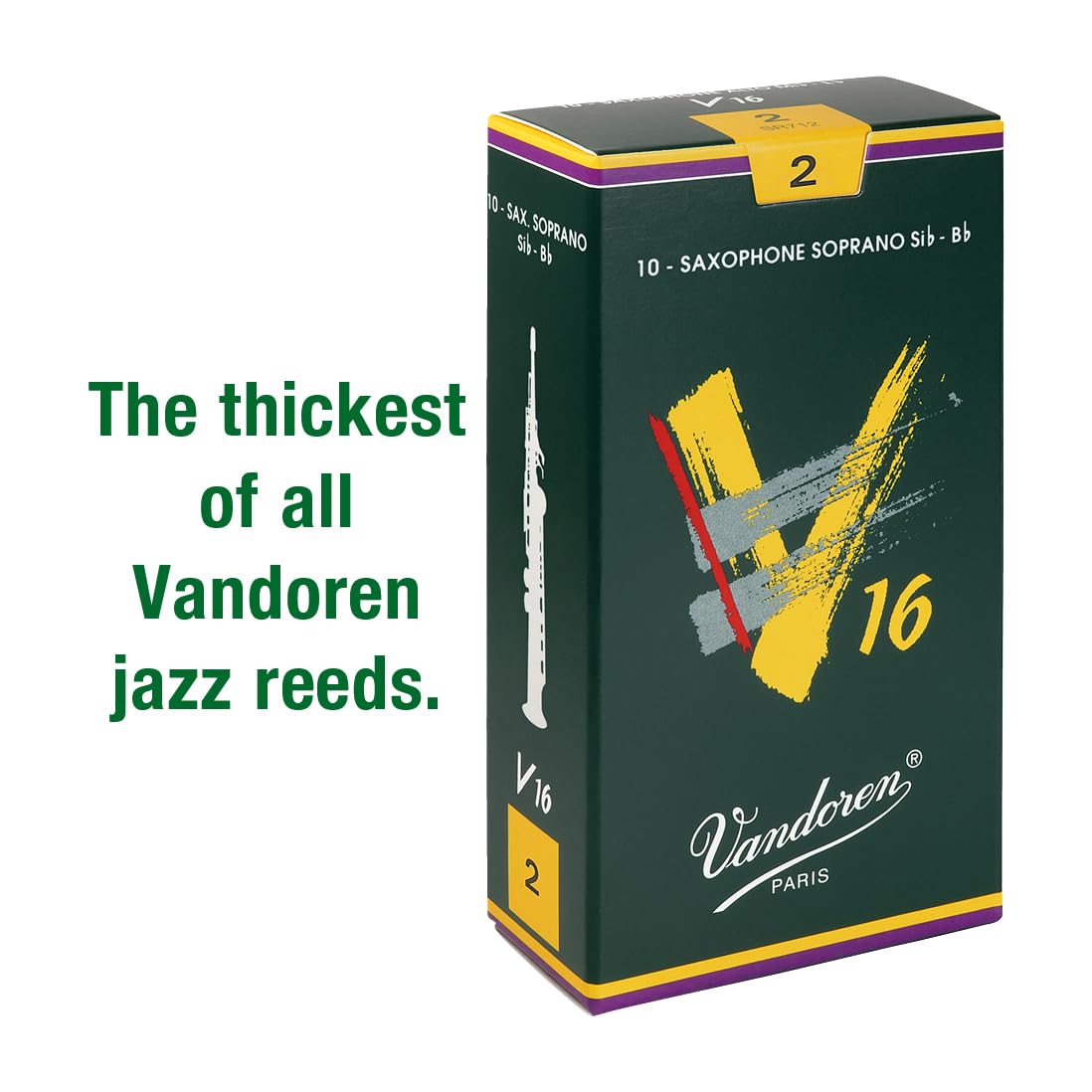 Saxofono soprano ad ancia V 16 Vandoren Calibro: 2