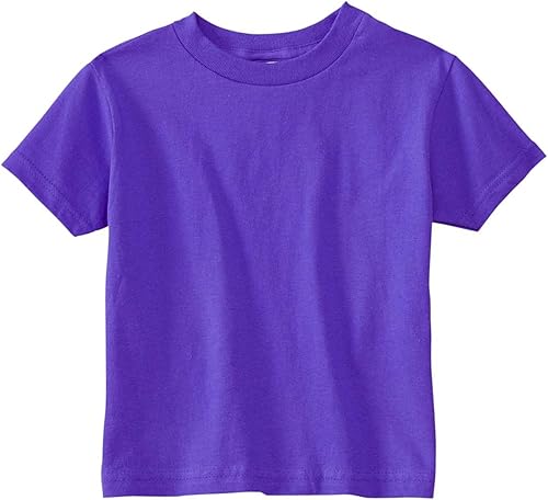 RABBIT SKINS Camiseta de manga corta de 5.5 onzas para niños pequeños