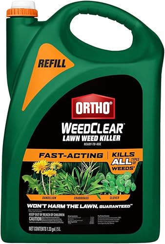 Ortho WeedClear - Recambio de herbicida de césped listo para usar: para el césped del norte, 1.33 galones