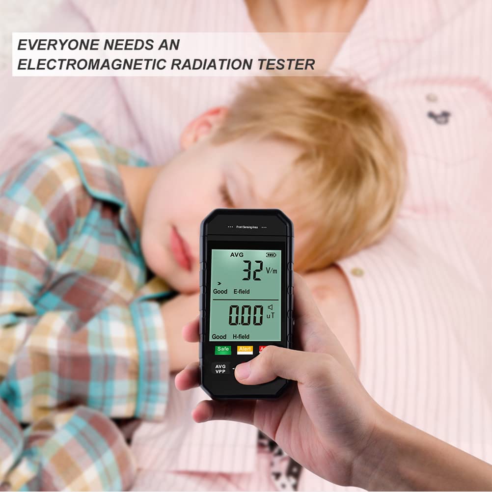 ET925 Geiger Counter Dosimeter Radiation Detector for Measuring Radioactivity Handheld Geiger Counter Nuclear Radiation Detector Electromagnetic Radiation Tester with 3 Colour (1)