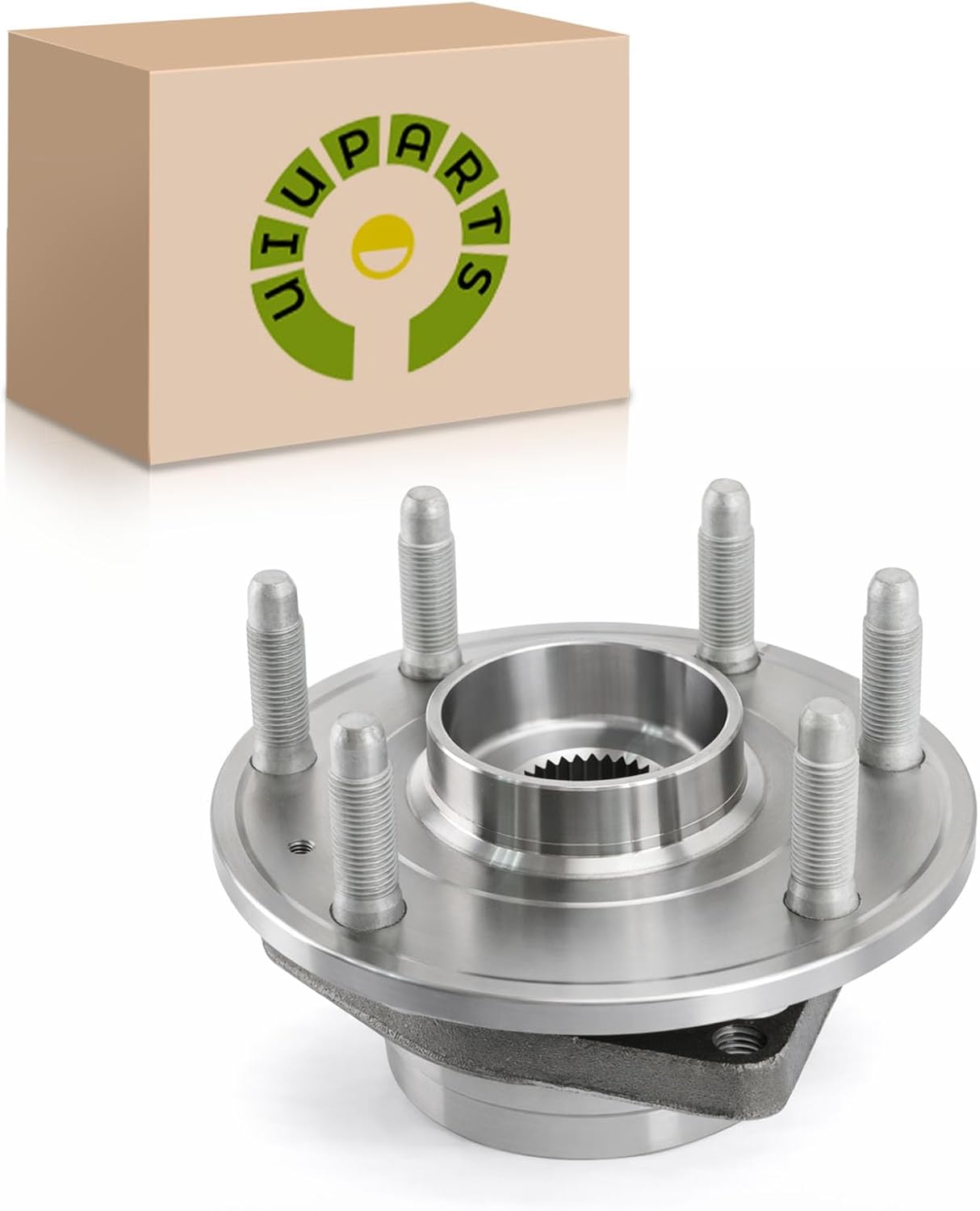 UIU Front Wheel Bearing Hub Assembly 6 Lug w/ABS Compatible with Cadillac SRX 3.6L 2012-2016,SRX 3.0L 2010-2011,SRX 2.8L 2010-2011,Saab 9-4X 3.0L 2011,9-4X 2.8L 2011 Replace 513289
