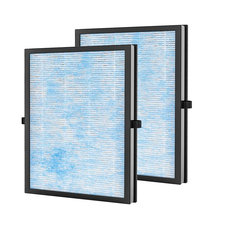 NetezzaMK04 Replacement Filter，Compatible with AROEVE MK04 MG04JH Air Purifier Model DH-JH04，3-in-1 H13 True HEPA, Part No. MK04LX，3 Pack