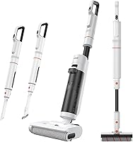 JONR ED20 Pro Cordless 4-in-1 Wet Dry Vacuum: 17,000Pa Suction, Self-Cleaning, Voice Guide for Floors & More