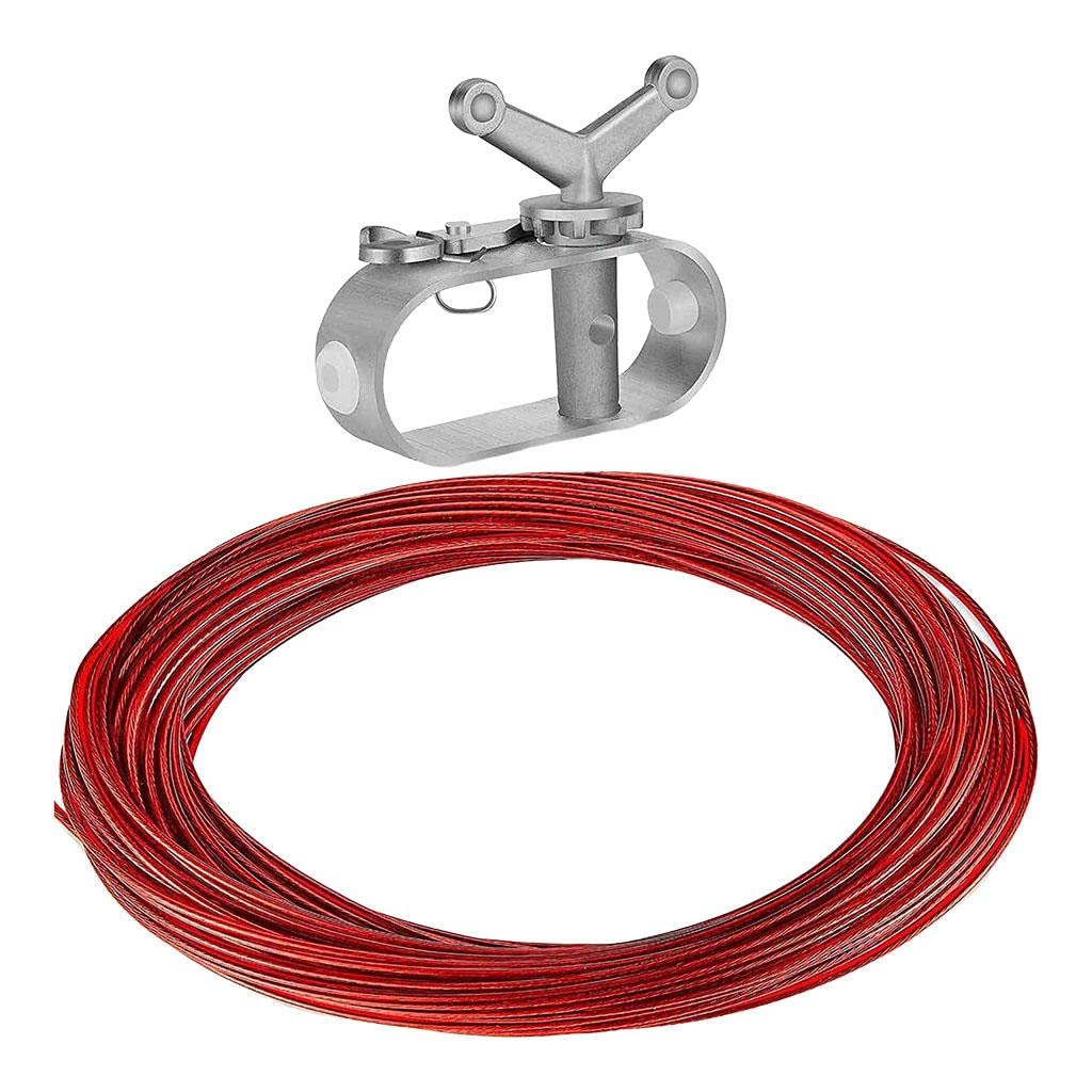 Treuil pour piscine anti-rouille et câble en acier inoxydable pour fixation de bâche