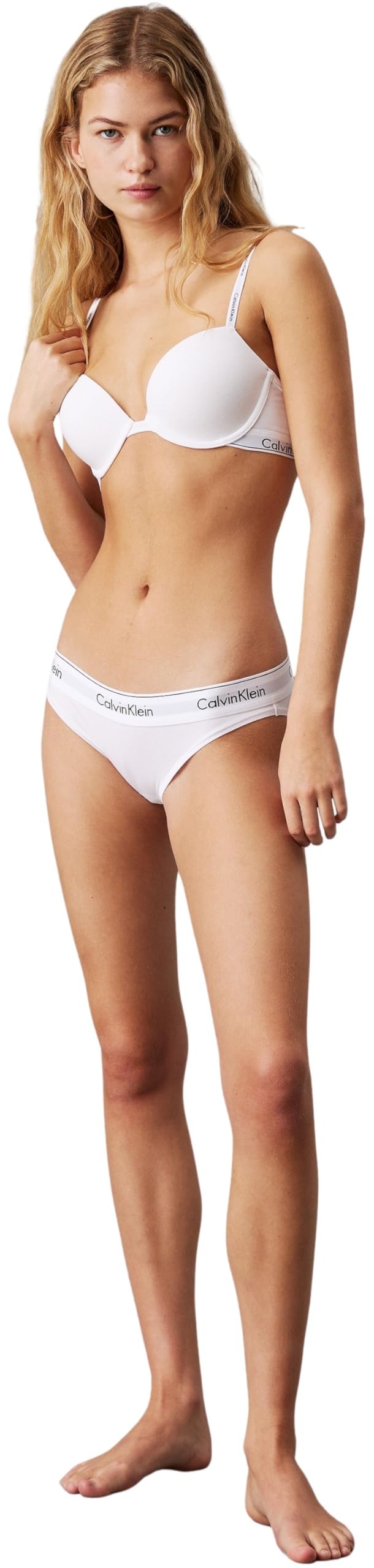 Calvin Klein Sujetador de Media Copa Lightly Lined Elástico