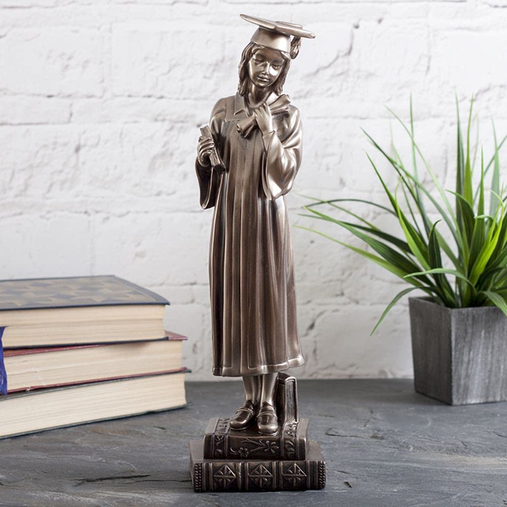 The Gift Experience Women's Bronze Graduation Figurine - University And Congratulations Keepsake For Her