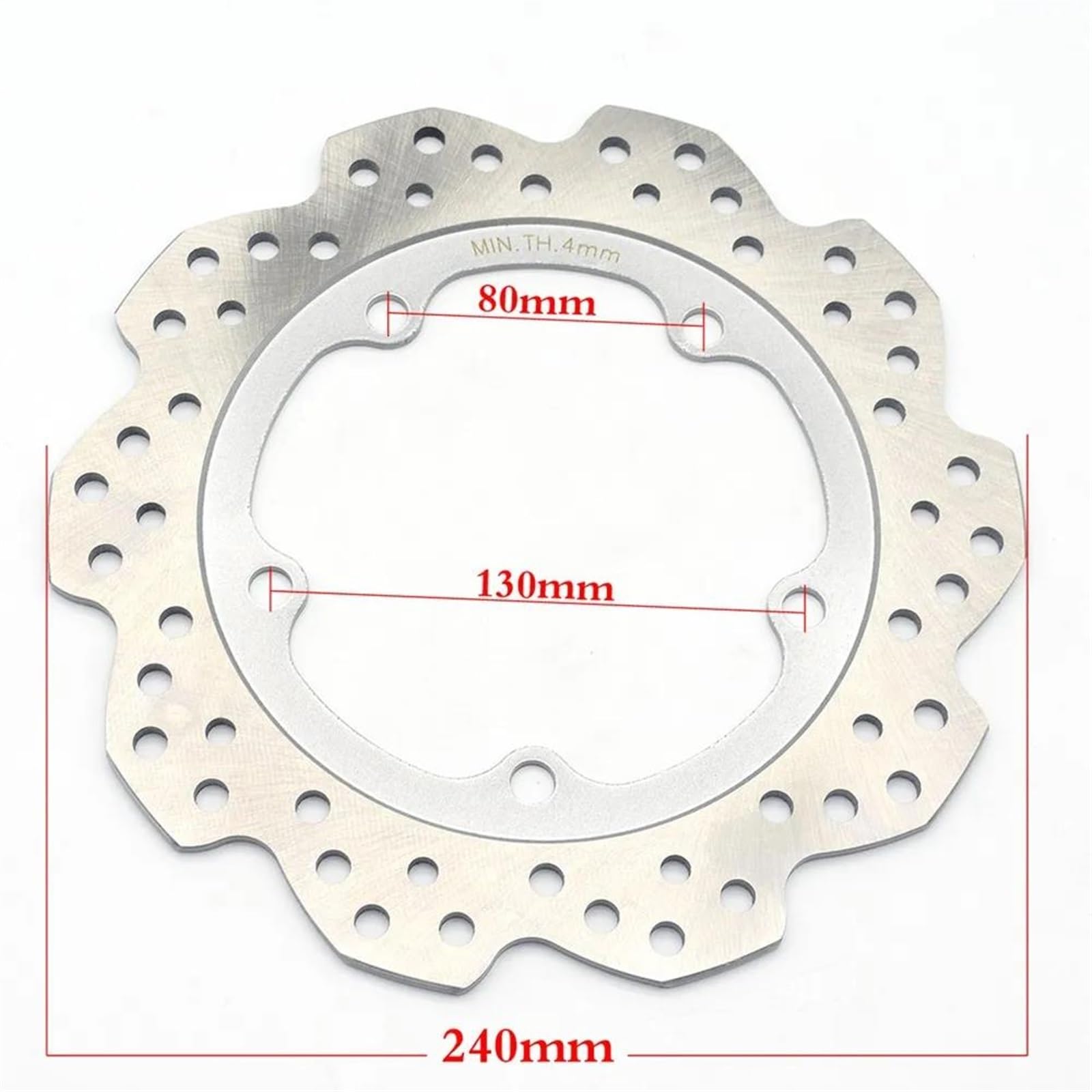 Sostituire il disco del freno Disco Freno Posteriore Moto Da 240 Mm Per HONDA NC 750 D Per Integra Scooter-DCT 2014 2015 2016 2017 2018 2019 2020 2021 NC750D