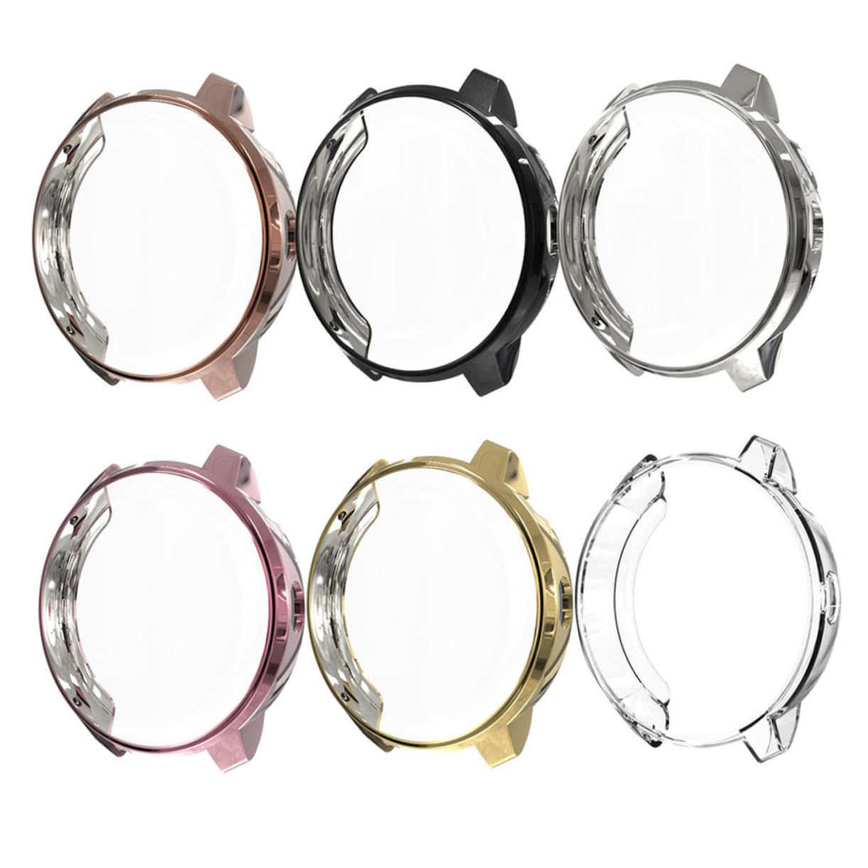 DIYEAH Watch Case Cover TPU Protective Shell for Elegant Fit for Smart Watch Accessory Frame