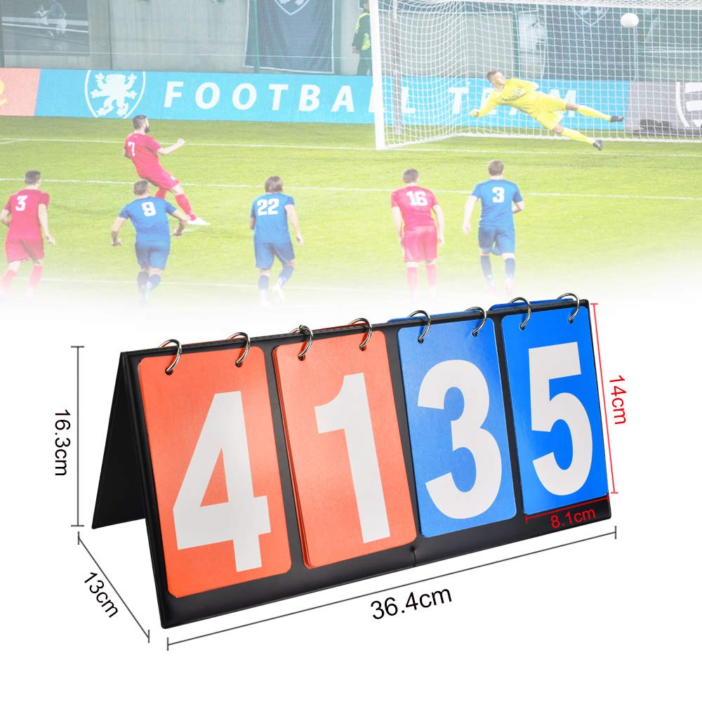 GOGO Tableau De Score Sportif Pliable - Volley Basket Tennis Football