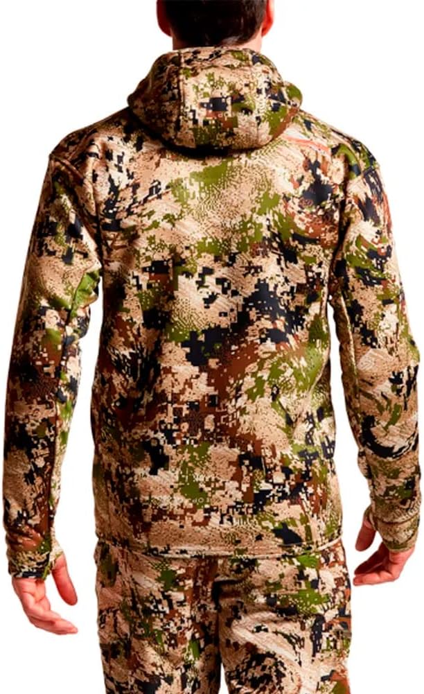 SITKA Traverse Hoodie - Breathable Heavyweight Fleece Mens Camo Sweatshirt, Optifade Subalpine, Extra Large - Image 2