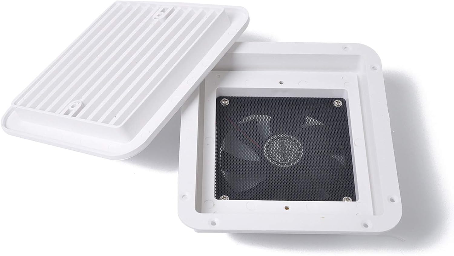 Vent Fan Motorhome Fume Exhaust Fan Side Mounted Air Outlet For Damper Trailer Extractor Hood Roof Sealant