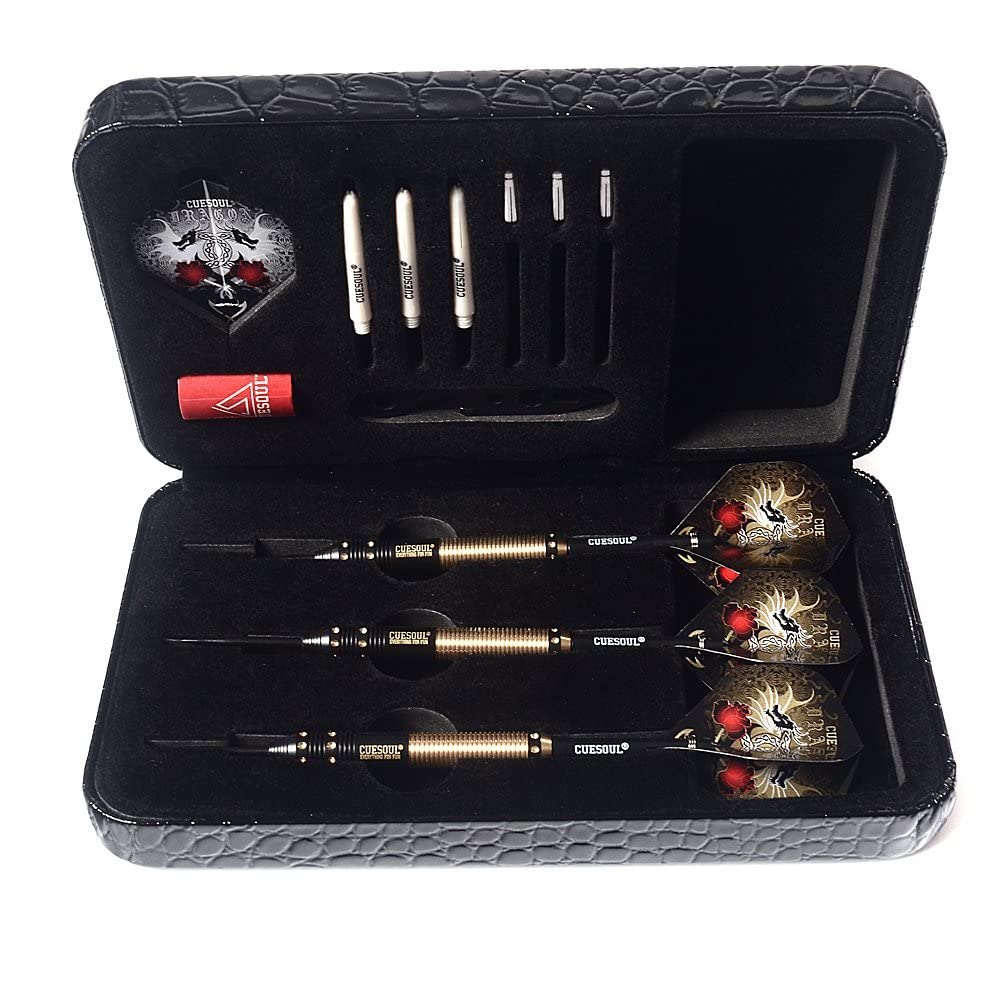 CUESOUL Dragon Series - Dardos de Punta de Acero de 21/23/25 Gramos