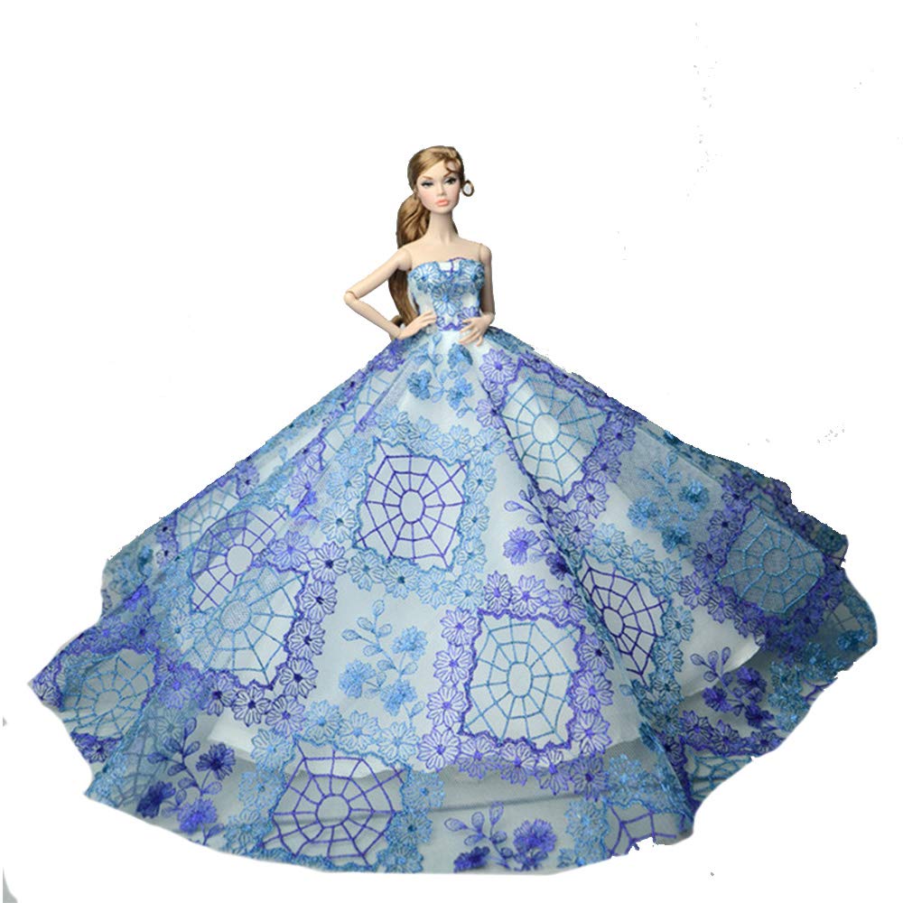 Puppenkleidung Für 30cm Puppen – Vintage Kleid, Hochzeits- Oder Abendkleid, Kostüm-Zubehör Für 11,5 Zoll Puppen