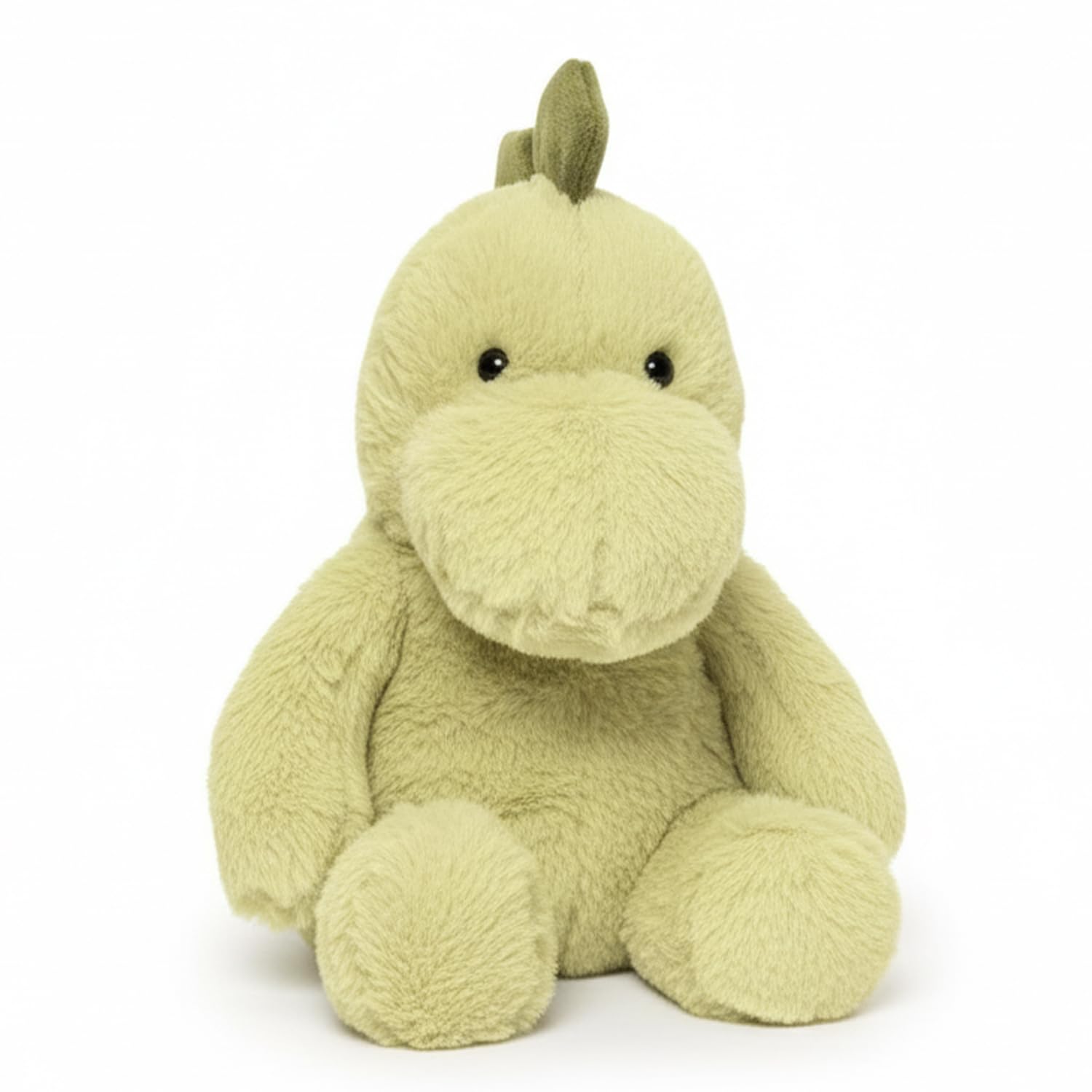 PLIC - Doudou Bouillotte Dinosaure, Peluche Chauffante Micro-Ondes, Sac de Billes Amovible, Chaud & Froid pour Coliques & Bobos, Housse Lavable