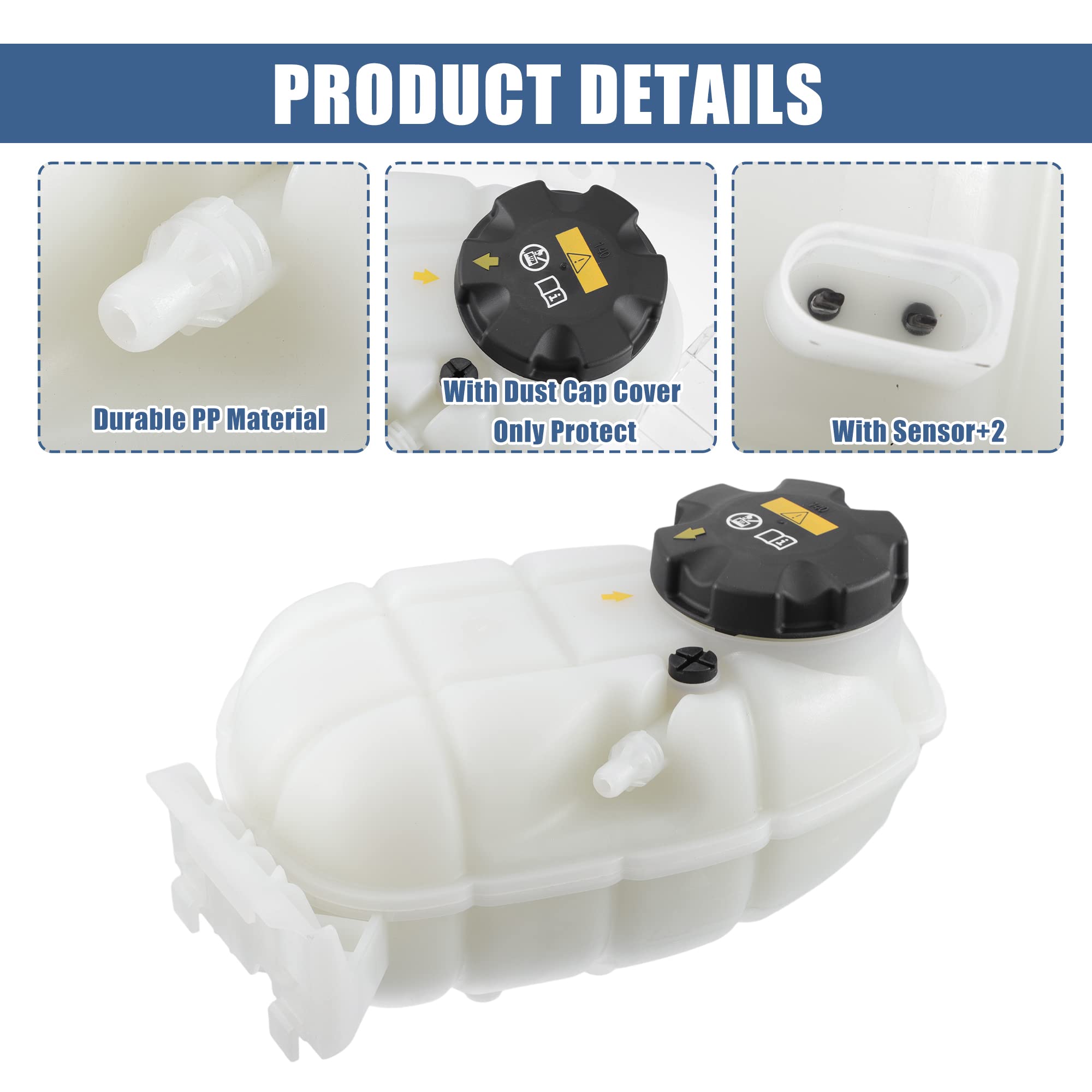 A ABSOPRO Depósito De Refrigerante Para Bmw M2 16-17 1Pc | Oe:17137642160, Con Tapa, Posición Delantera, Tamaño 17X19X18Cm, Para 335I 12-15, Para 435I 14-16, Para M2 16-17