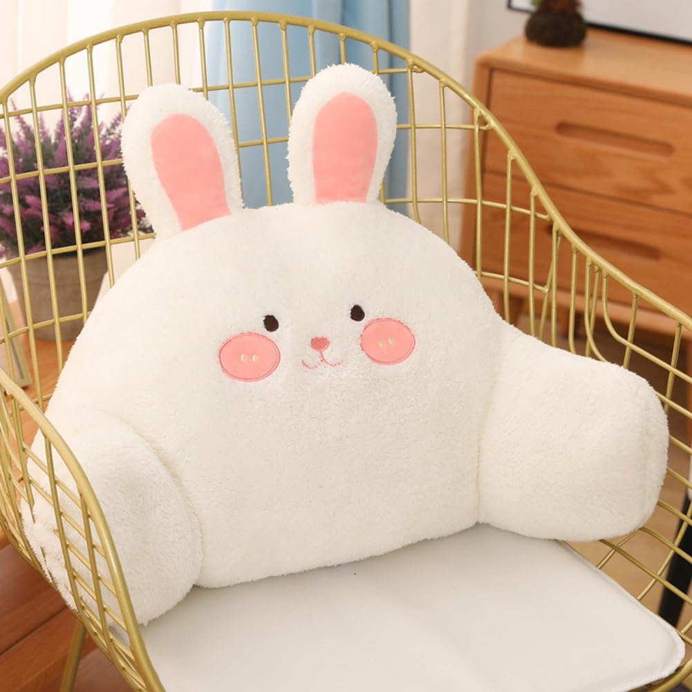Reading Pillow Back Pillow for Sitting Up in Bed Relax Bed Rest Pillow with Arms Office Car Seat Lumbar Support Cushion for Kids Teens Boys Girls