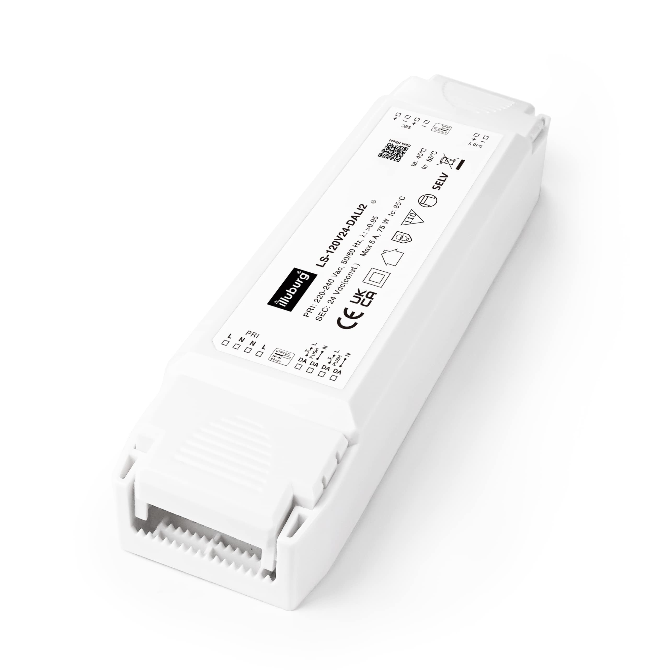 LED Trafo 24V 12W - 120W Dimmbar DALI PUSH 0-10V Flickerfree LED Netzteil Treiber Vorschaltgerät Driver Power Supply