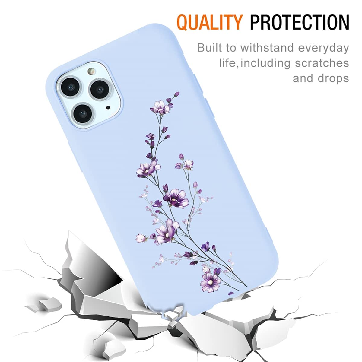 Custodia Bimateriale Antiurto iPhone 17 - Viola Ghiacciato - Italiano