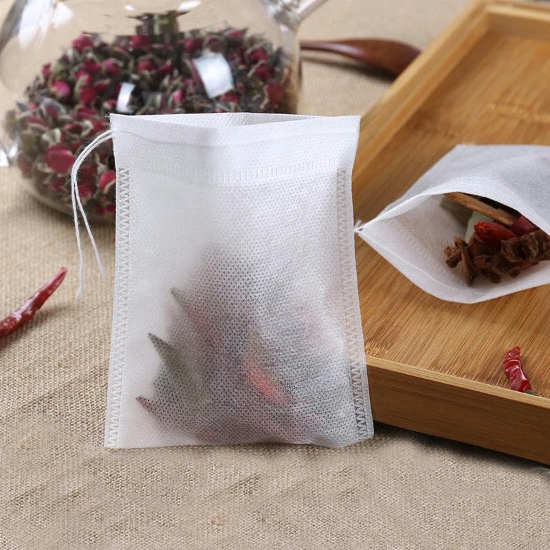 Bolsa de té 6 X 8 5 X 7 CM 500 piezas Bolsa de té perfumada vacía con filtro de sello curativo Bolsas de té para té verde de hierbas-8x10 CM-Papel de filtro 500 piezas