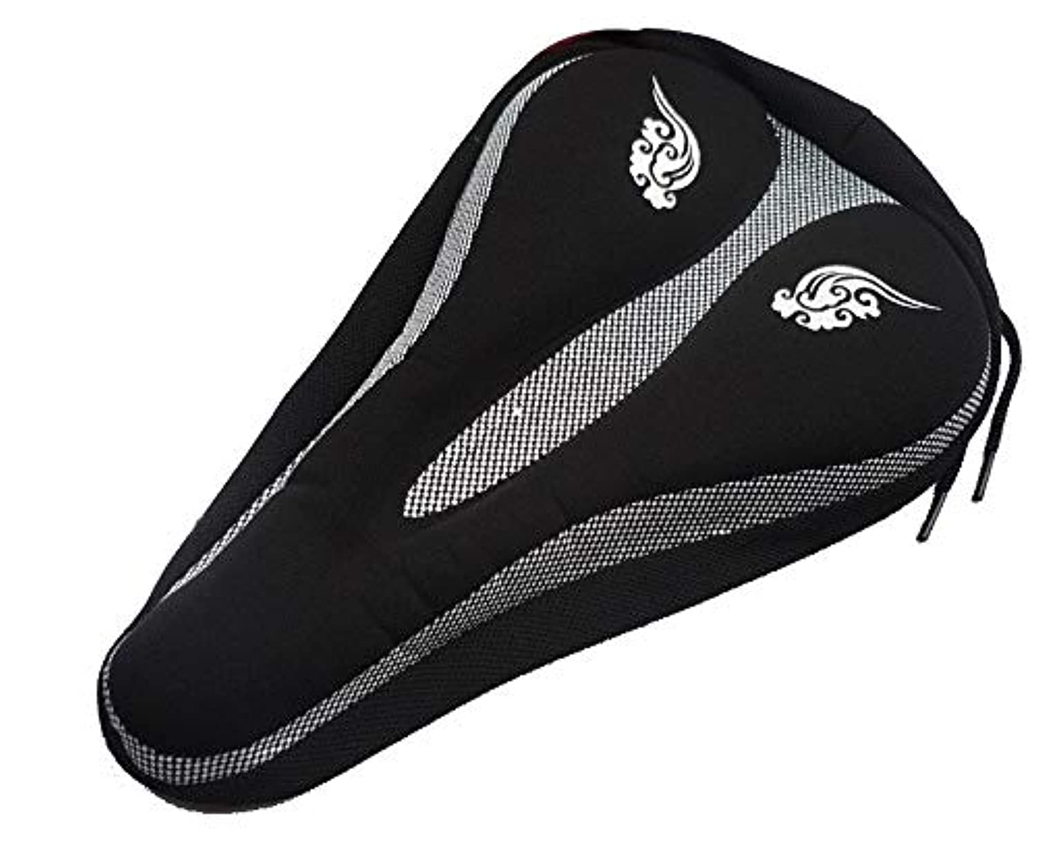 BUY4LESS - Bike Seat cover Soft Wide Exercise Bicycle Cushion For Bike saddle, Comfortable Cover Fits Cruiser And Stationary Bikes, Indoor Cycling (Multicolor)