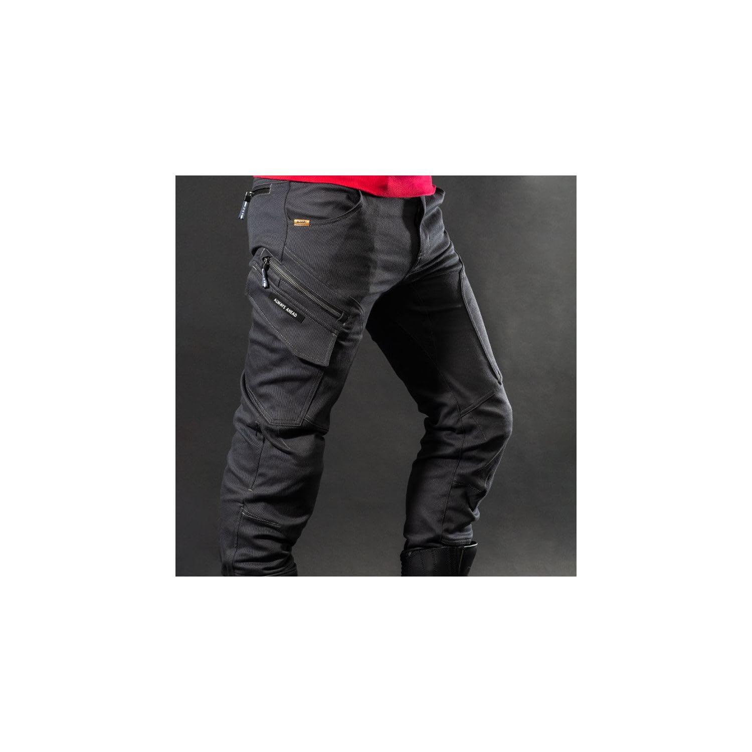LS2 Straight Pantaloni Straight, Uomo, Verde Oliva, XL Uomo