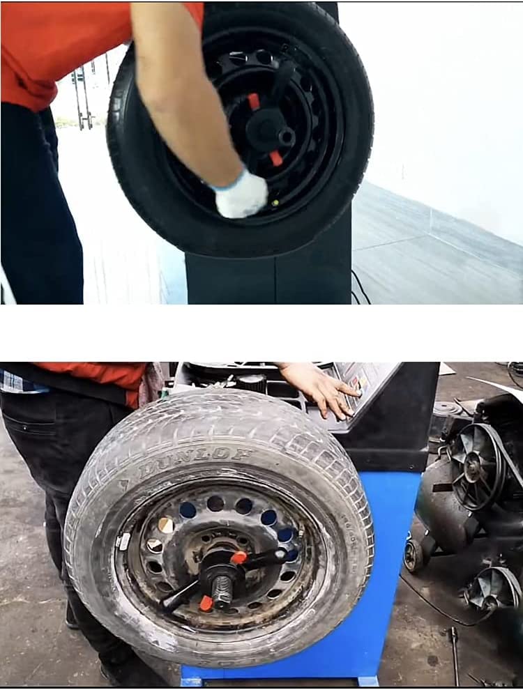 Image of BTMIEY Quick Nut, Wheel Balancer Quick Nut, Wheel Balancer Tyre Changer Tool Wheel Balancing Machine Quick Balance Hub Wing Nut Car Repair Tool Car Accessories (Inner Dimeter 38mm Pitch 3mm)