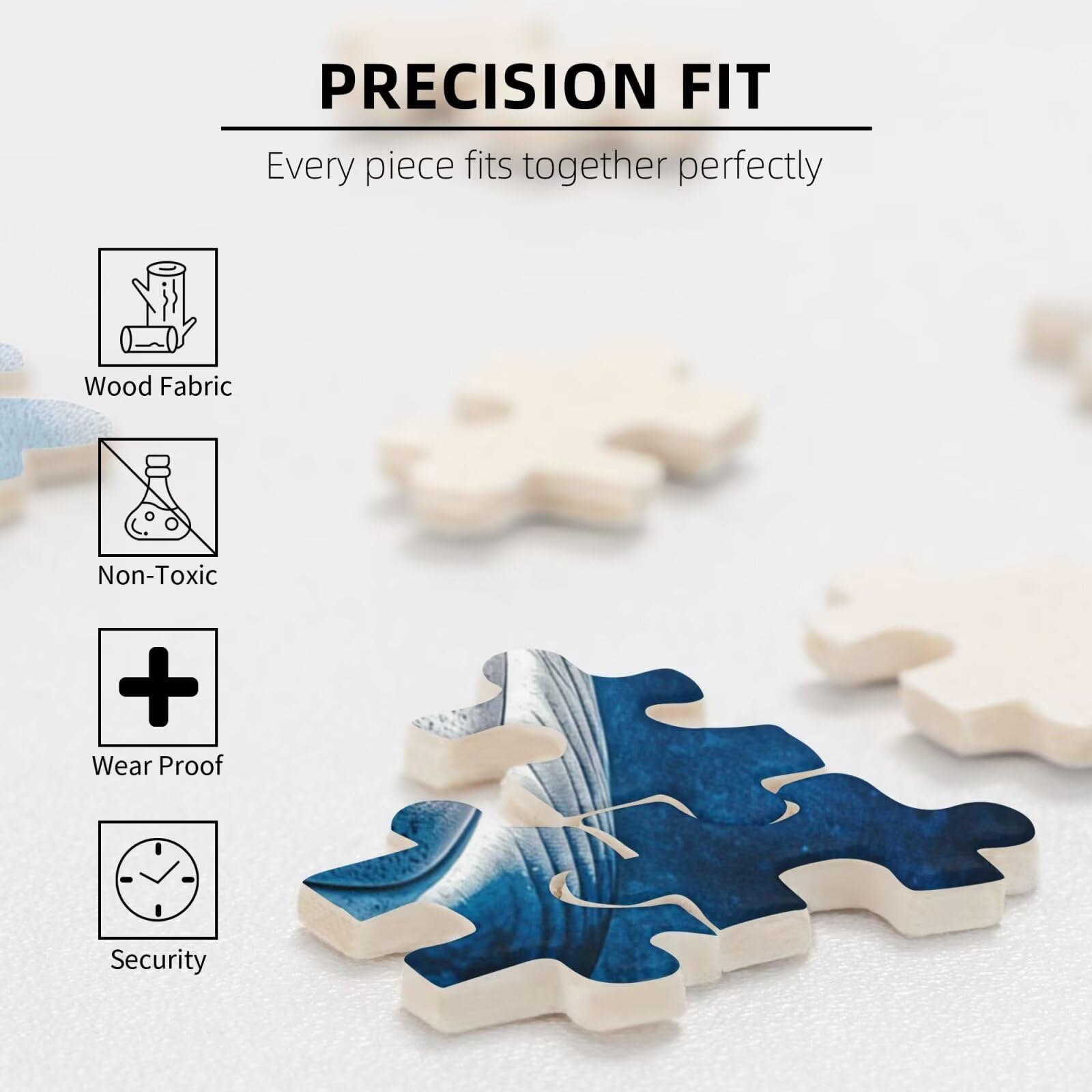 Baleine Puzzle Océan 5000 Pièces Adultes, DIY Puzzles Classiques Art avec Boîte d'emballage et Photos de Référence, Relaxation/Soulagement du Stress/Jeux Amusants, Creatif Cadeau pour Femme M-1801