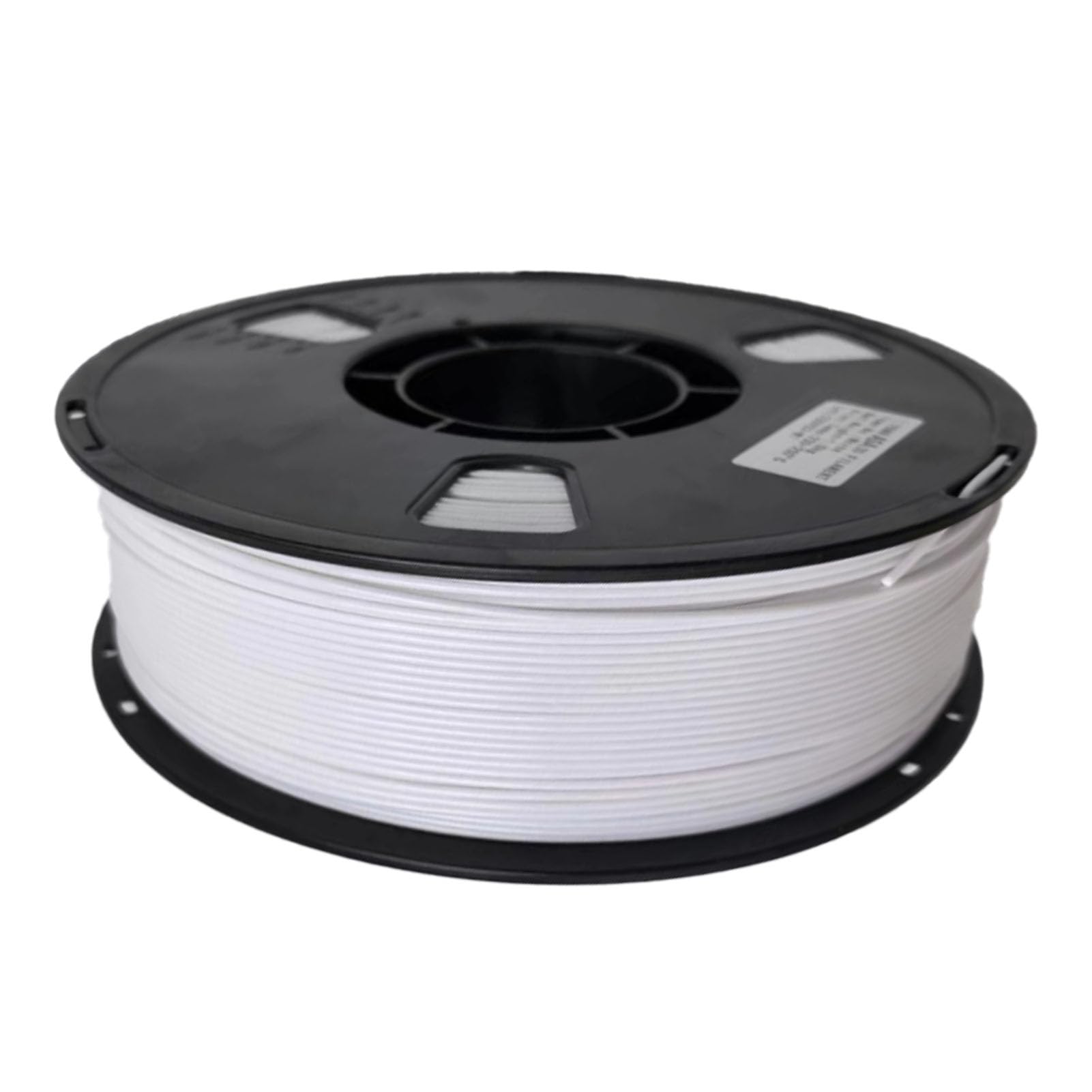 PLA 3D Drucker Filament 1.75mm 330m reines Farbfilament ohne Verknotung hohe Haftung und Überhangstabilität für präzises Drucken (Weiß)